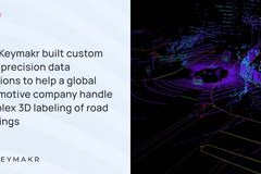 How Keymakr built custom high-precision data solutions to help a global automotive company handle complex 3D labeling of road markings